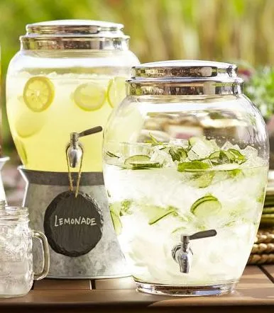 PB Glass Beverage Dispenser