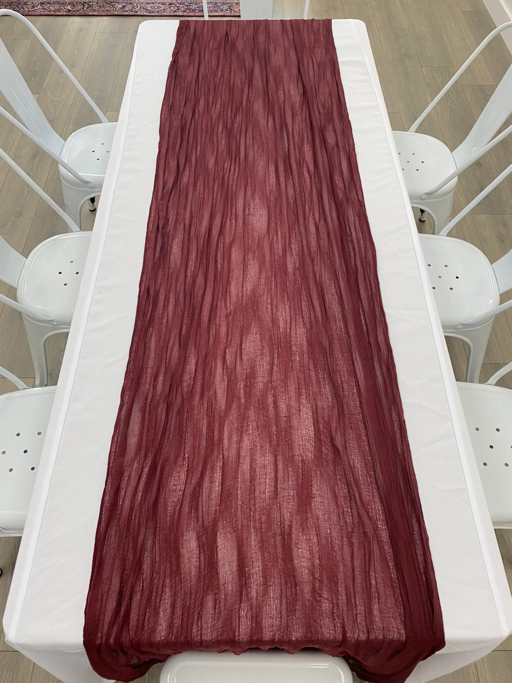 Gauze Runner - Burgundy 