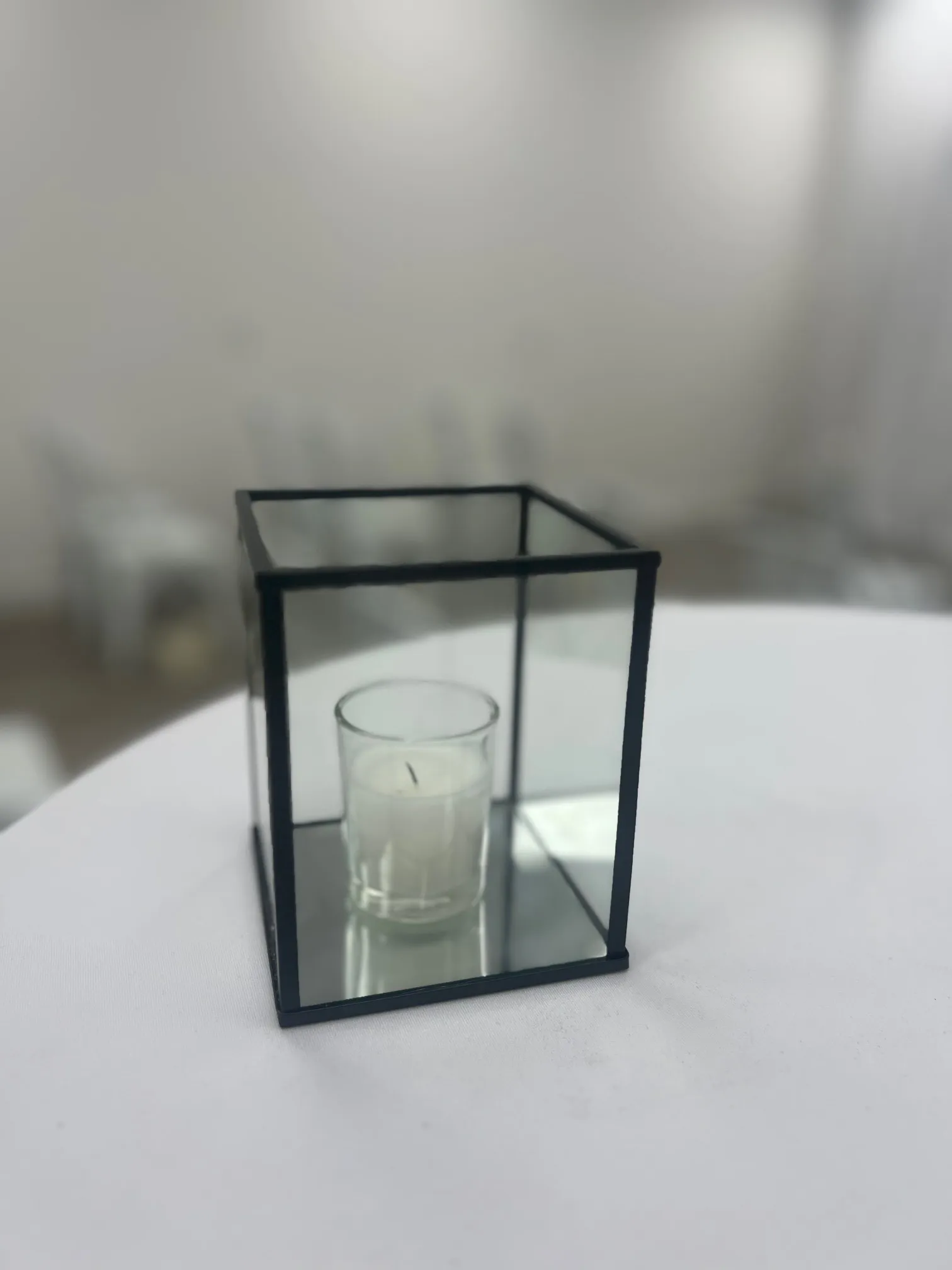 Small Modern Black Lantern