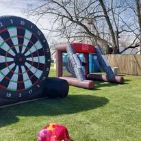 Basketball/Soccer/Axe Throwing Inflatable games