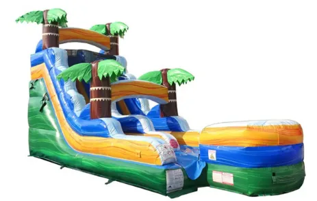 15' Tropical Waterslide