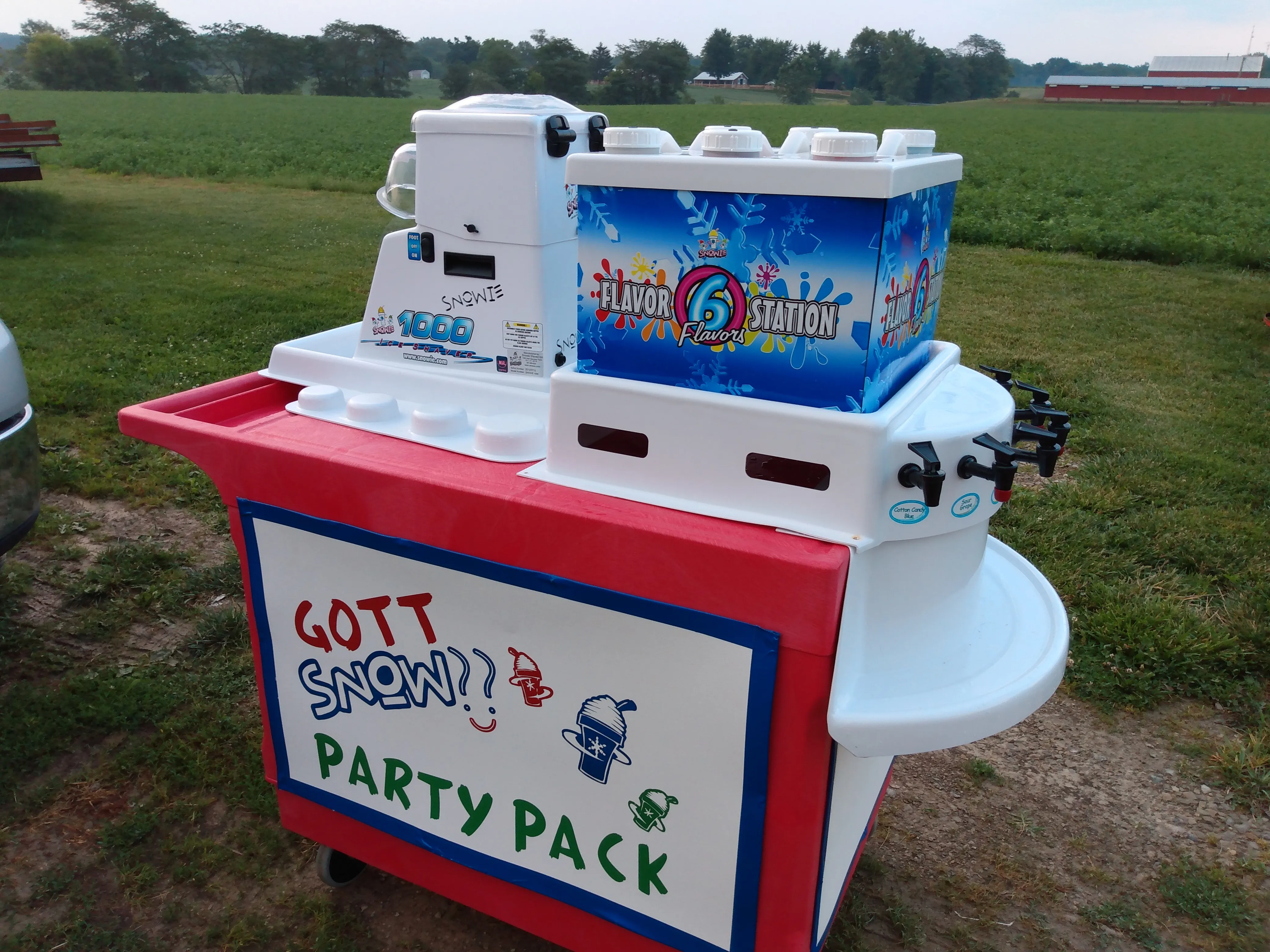 Snow Cone Package (With Flavor station)
