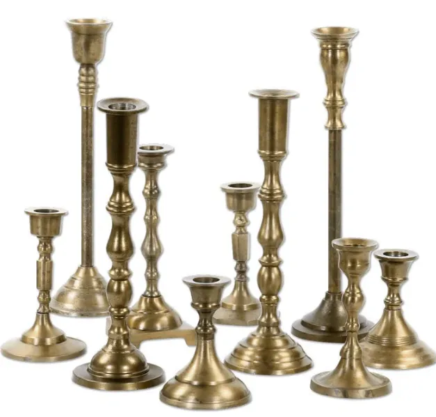 Gold Taper Candle Votive