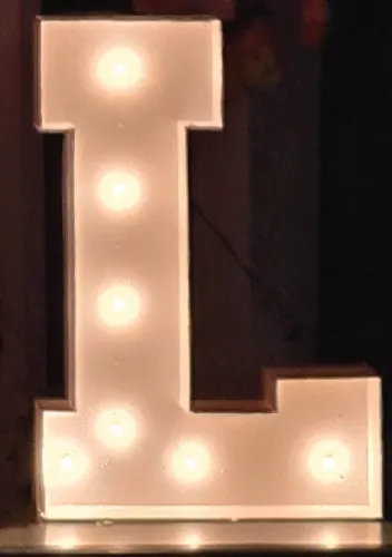 30" Light up Marquee L