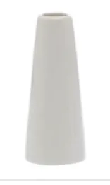 White (4) Bud Vase
