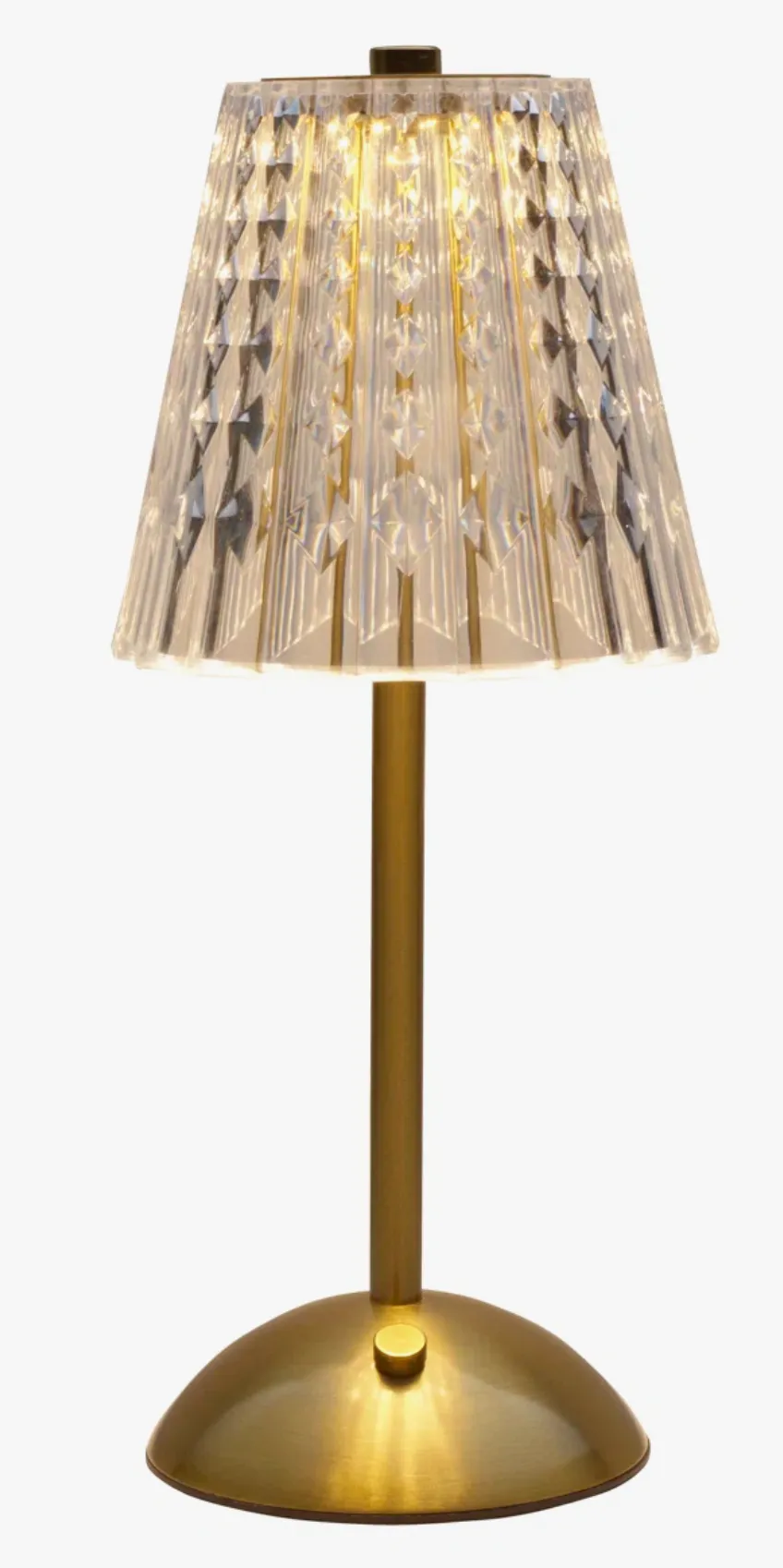 Wireless Gold Crystal Lamp