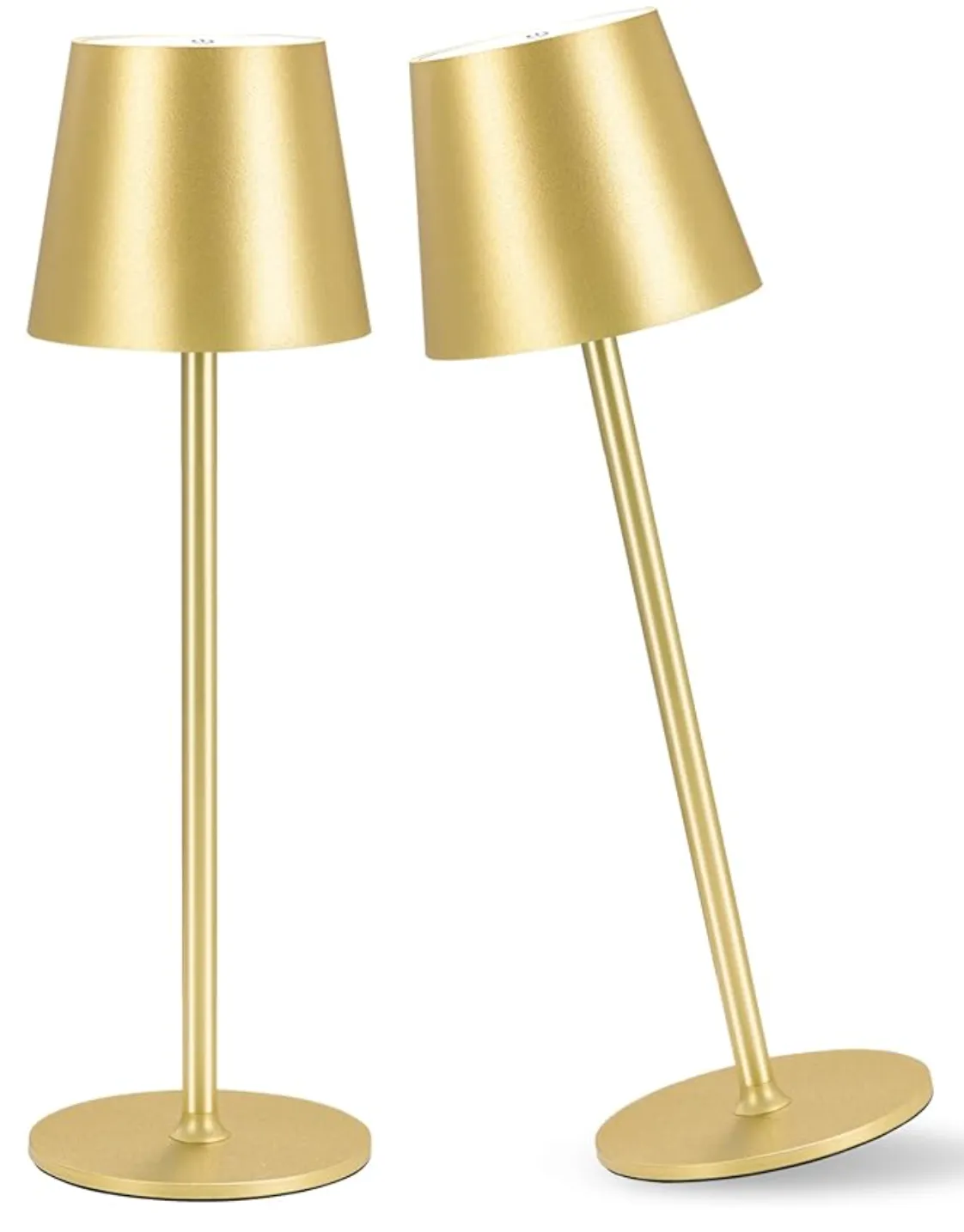 Wireless Gold Bistro Lamp