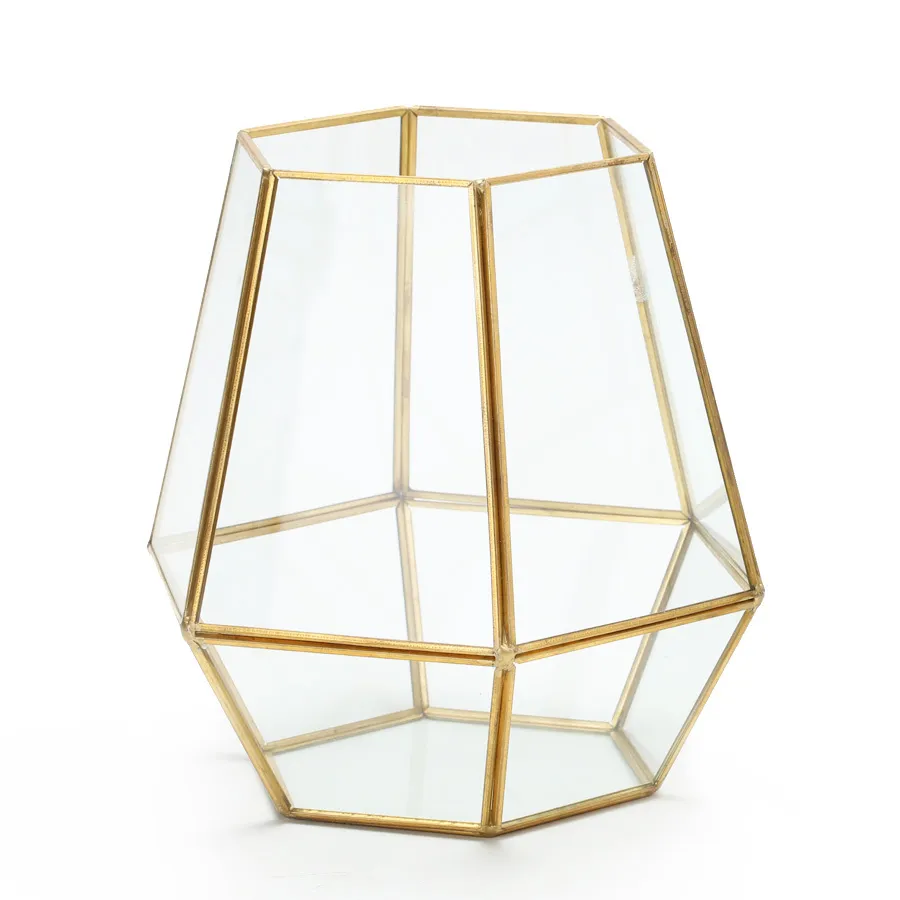 Gold Geo Terrariums
