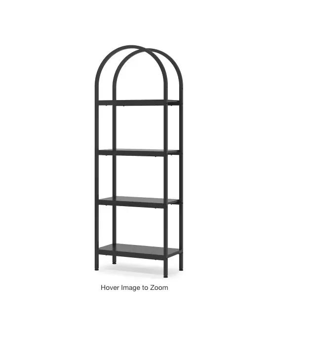 Black Bookshelves 