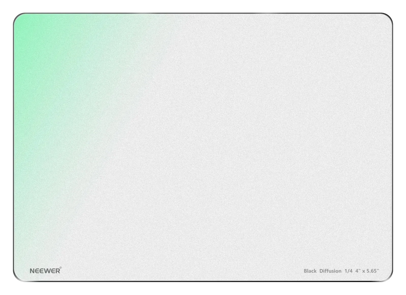 1/4 Black Diffusion Filter 4 x 5.65"