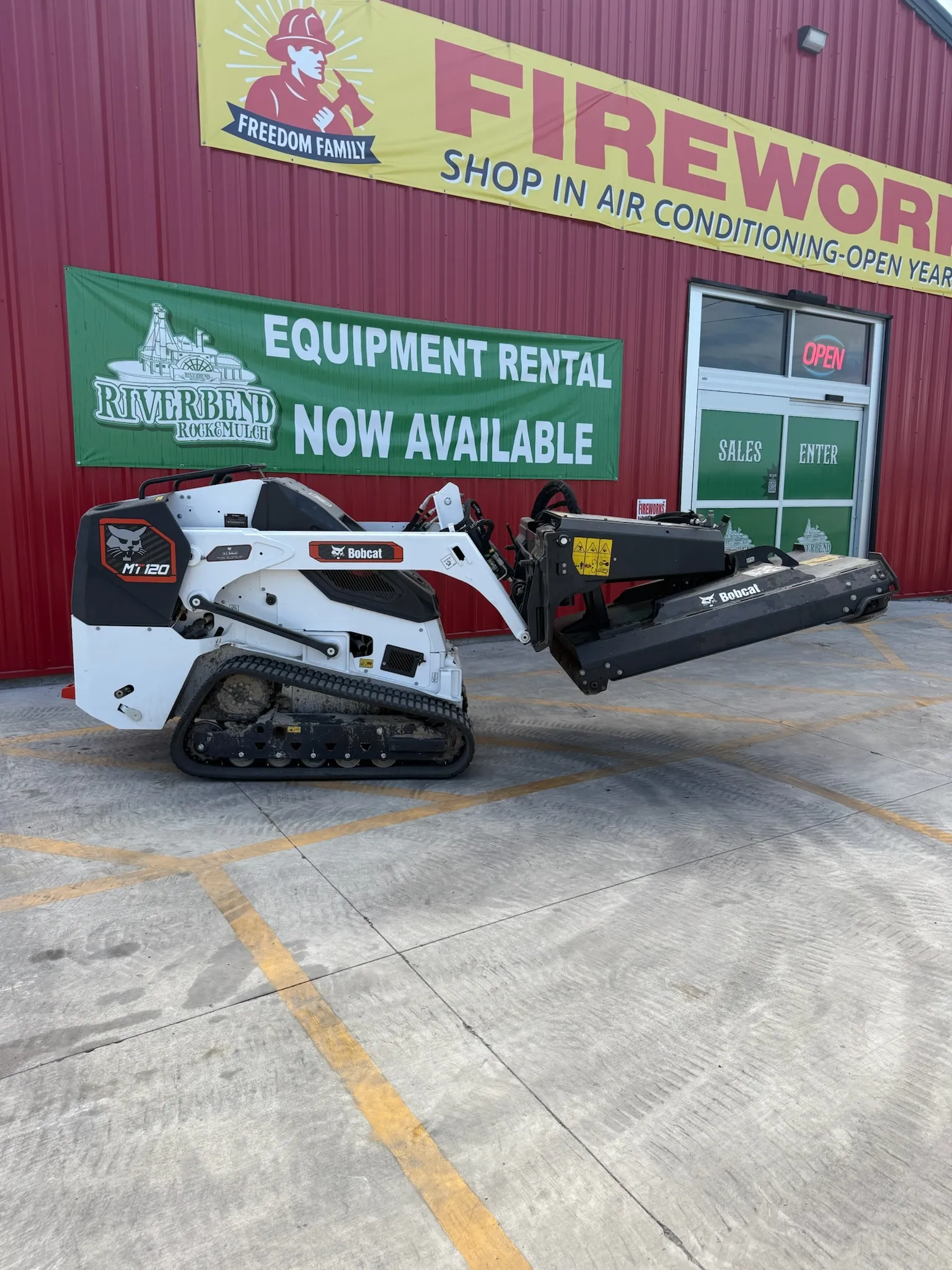 MT120 W/ Brushcat Brushhog