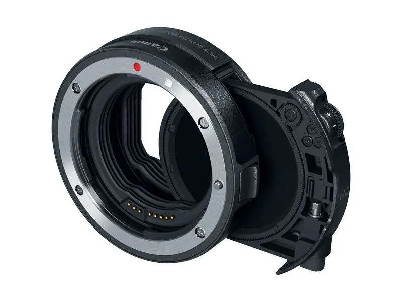 Canon Drop-in Filter Mount Adapter EF-EOS R with Drop-in Variable ND Filter A