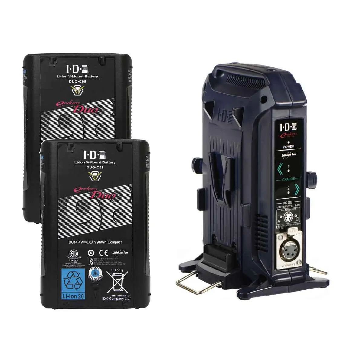 2x IDX Endura 98wh V-Mount Set