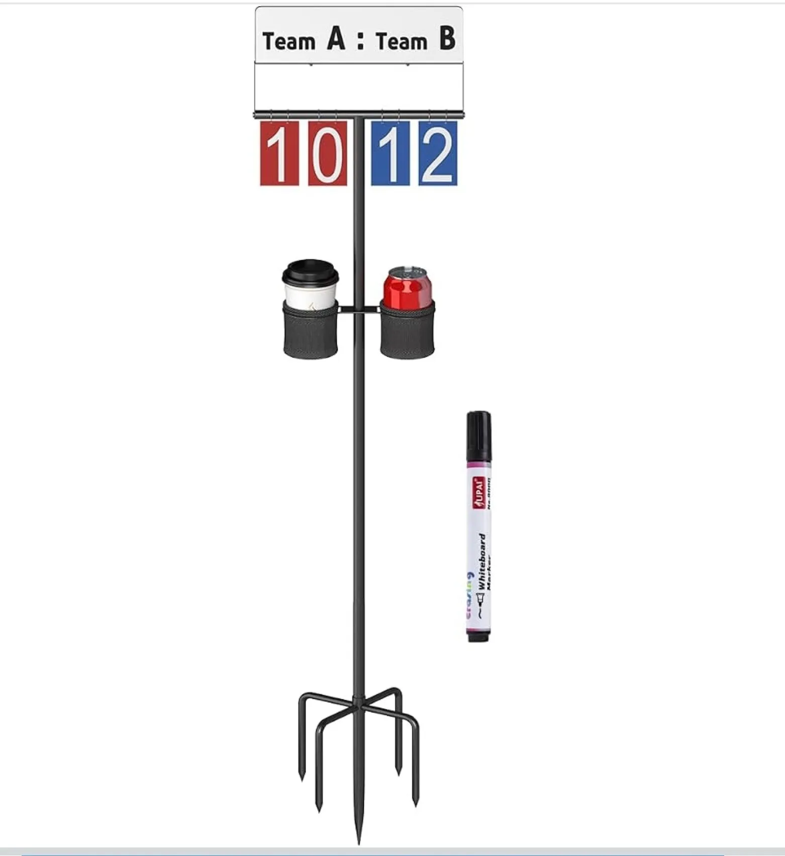  Flip Scoreboard Stand with Drink Holder