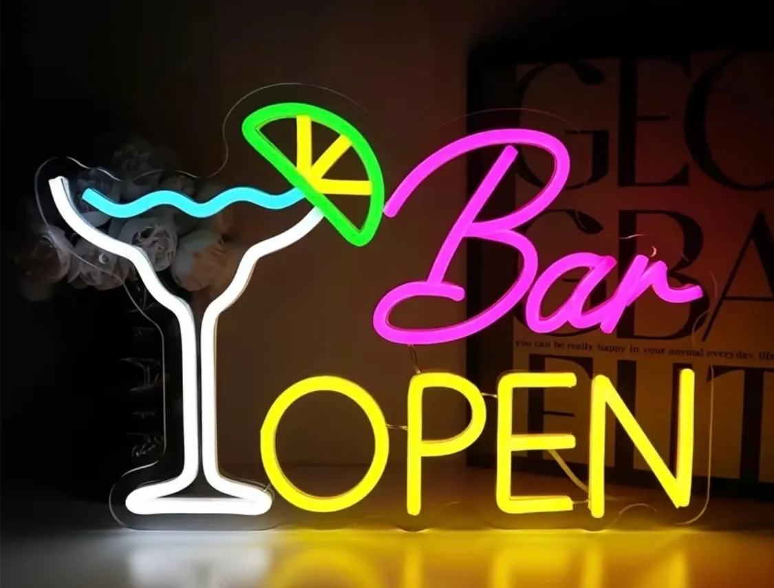 Neon “ Bar Open “ Sign