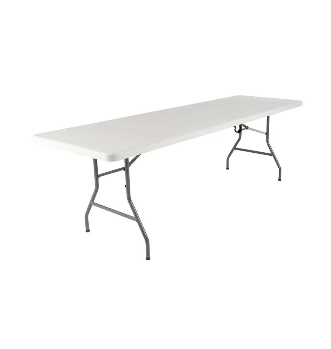 6’ white plastic banquet table