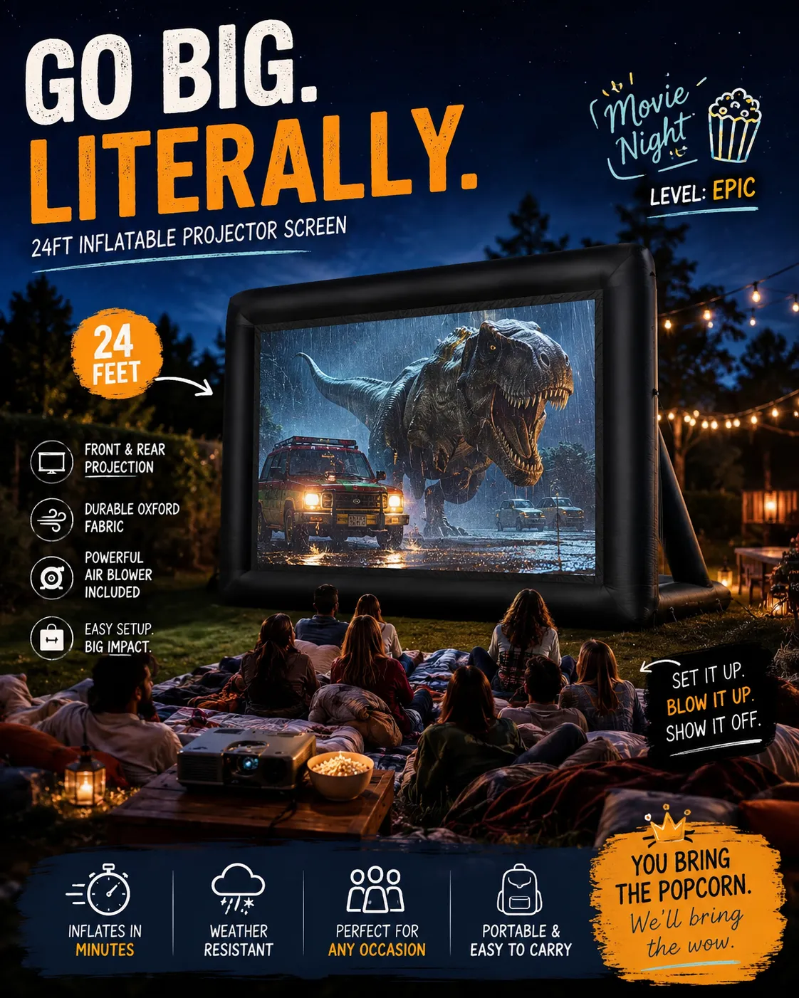 Backyard Blockbuster Screen