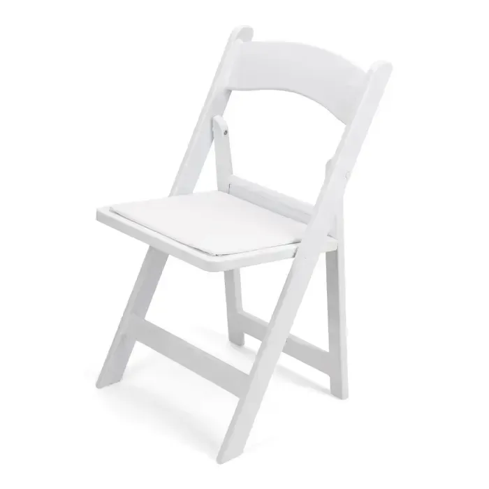 White Resin Chairs 