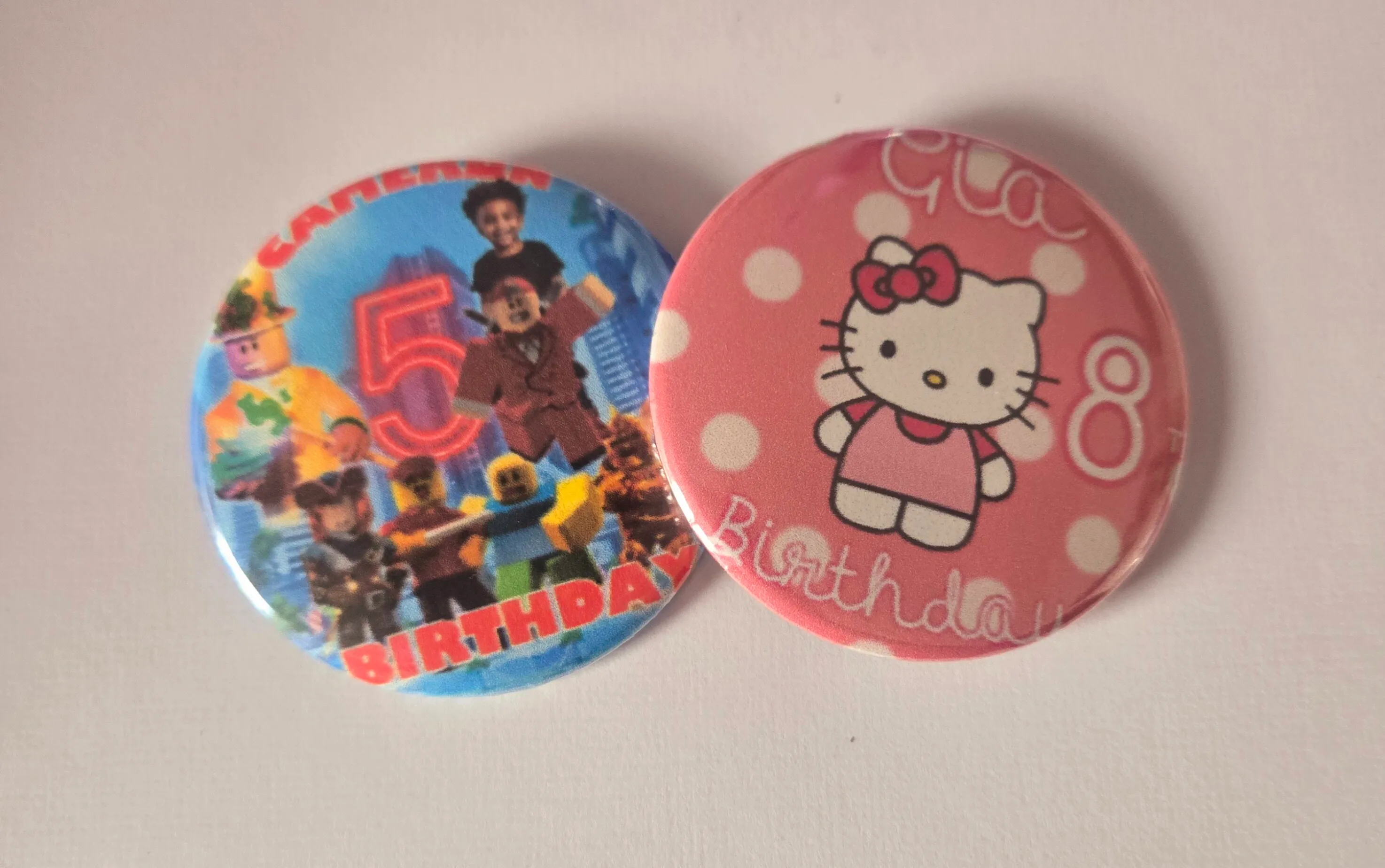 CUSTOM BIRTHDAY BUTTONS