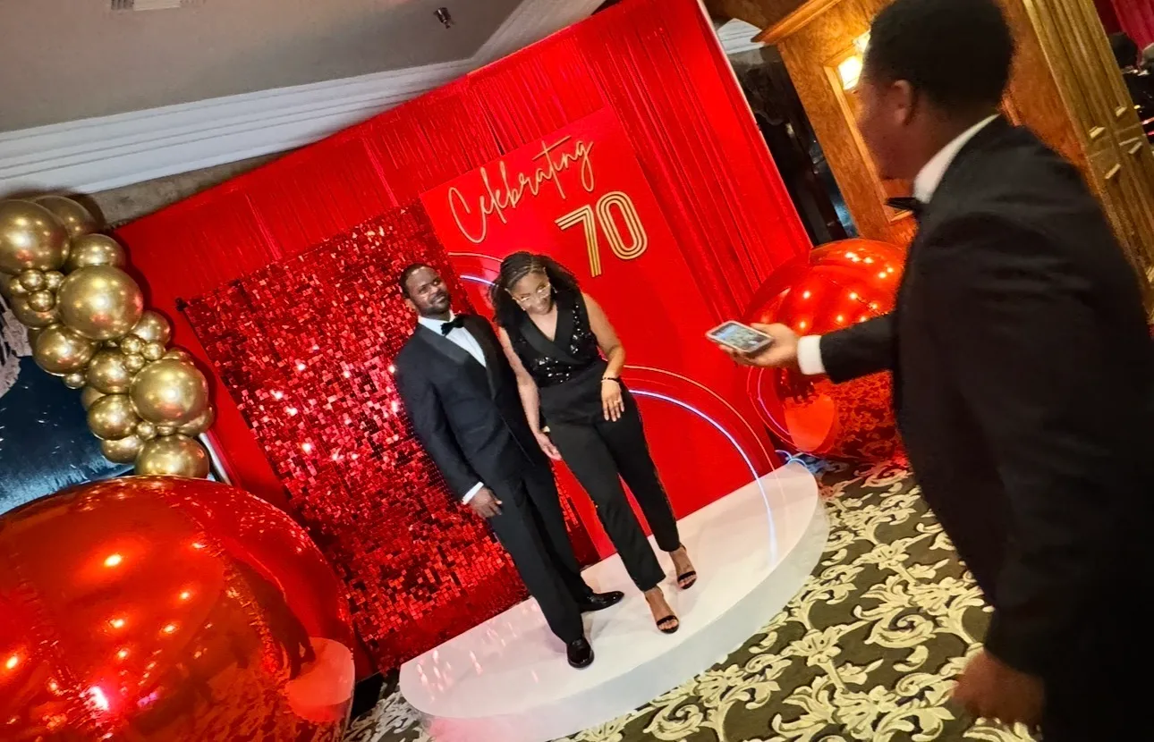 Big Red Shiny Balloon Balls