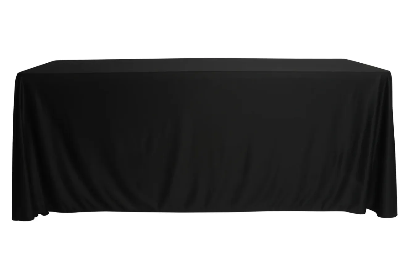 Black Scuba Rectangle cloth- 90X156"