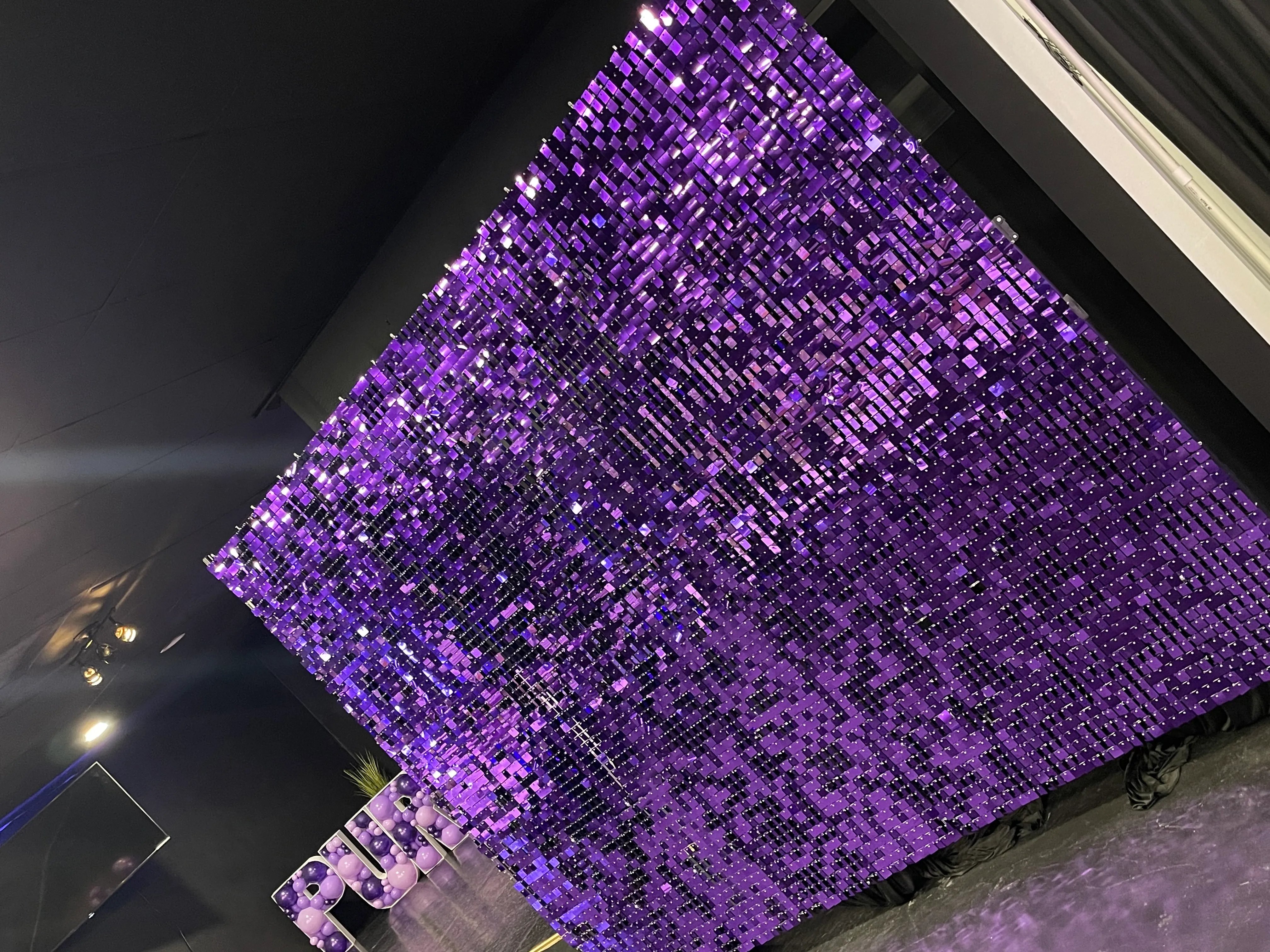 Purple Shimmer Wall