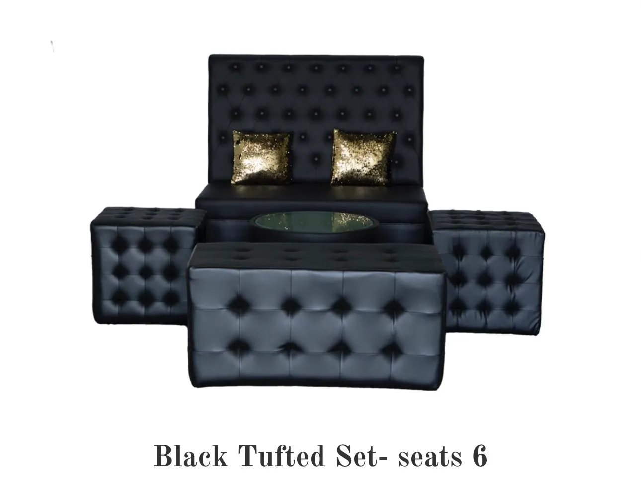 Black Lounge Cube set