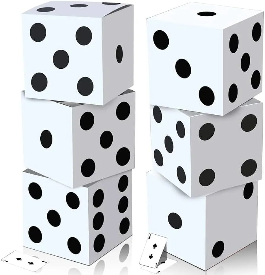 Oversized Casino Dice (set/4)