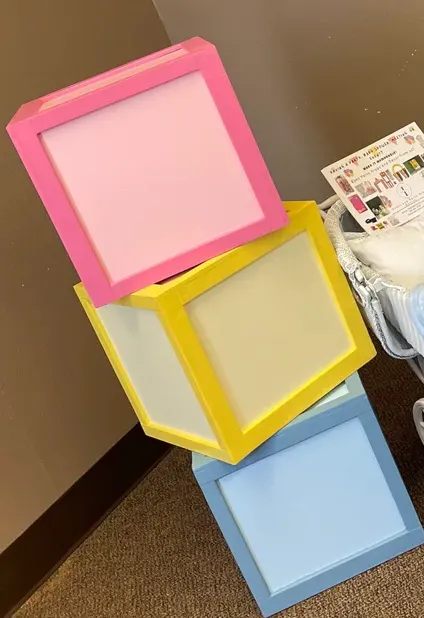 Multi Color Baby Blocks & Baby 