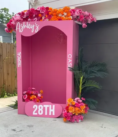 Pink Photo Box | Customizable