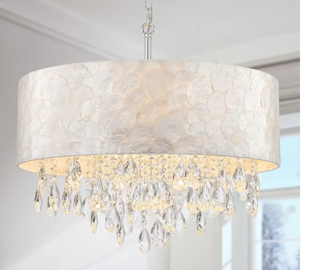 Shell Crystal Chandelier