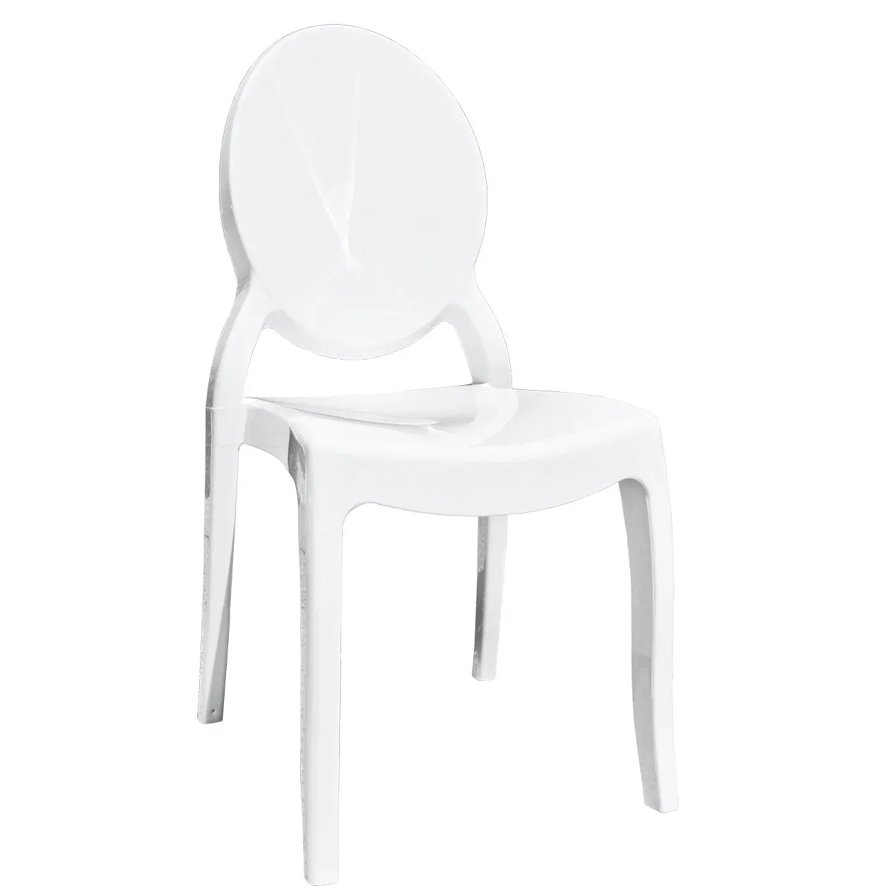 "Snow" | White Acrylic Chairs