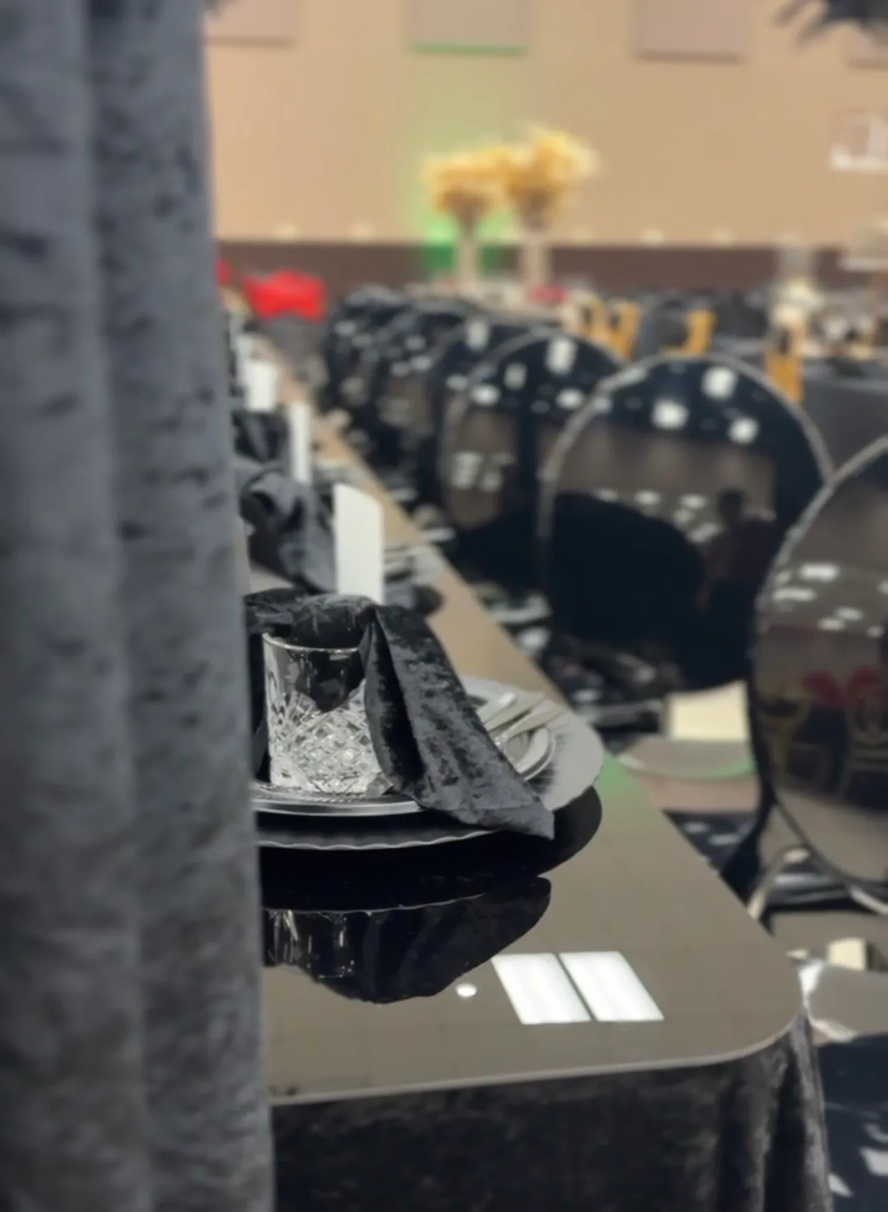 Black Acrylic TableTop