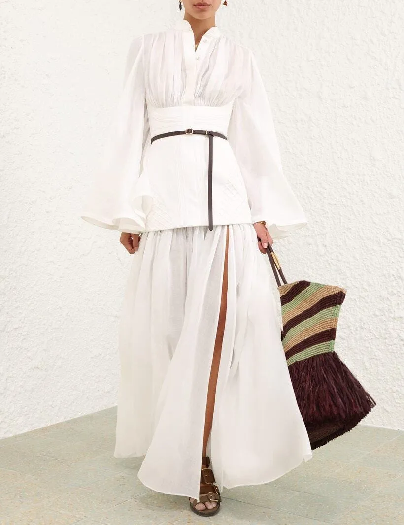 Zimmermann Rebellion Corded Maxi Gown