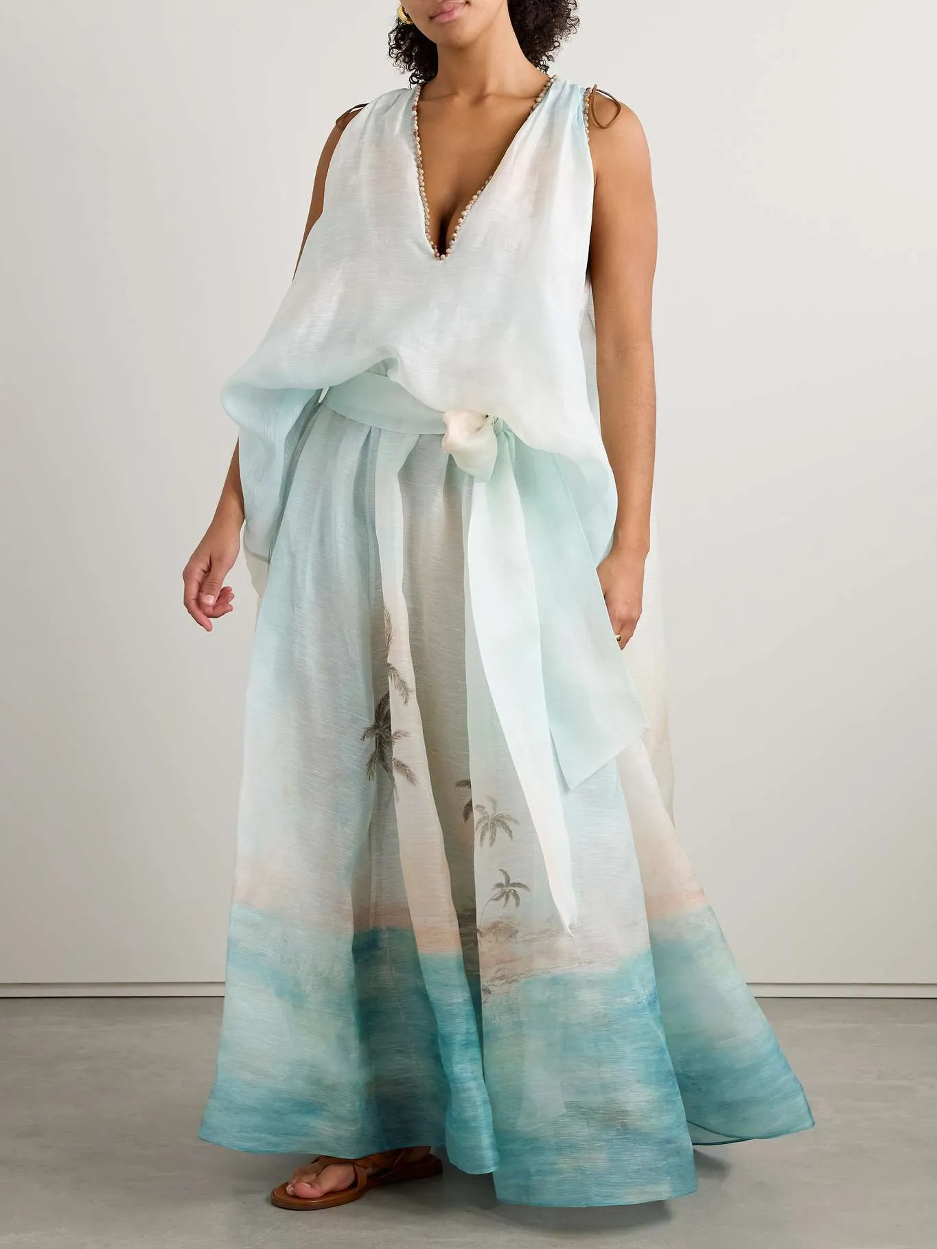 Zimmermann Illuminate Printed Maxi Dress