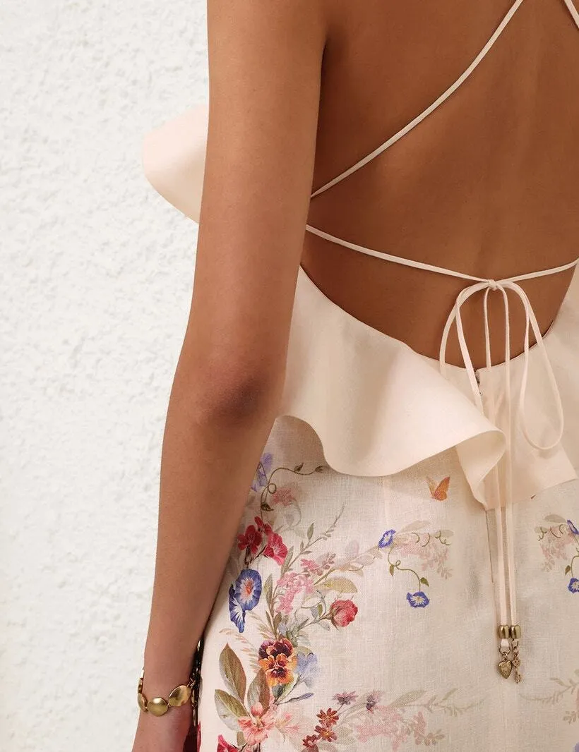 Zimmermann Patience Frill Midi Dress