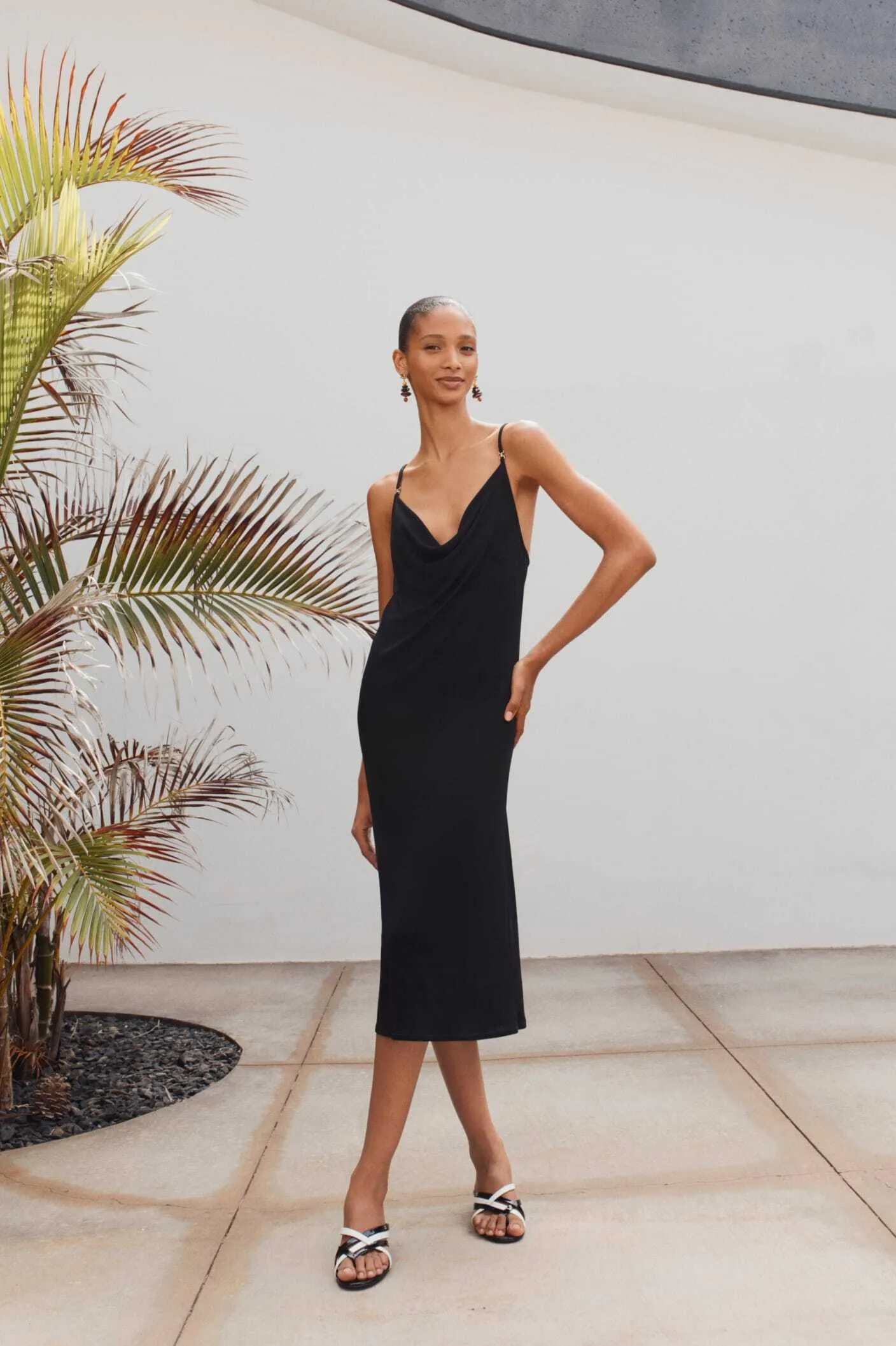 Chanel Coco Beach Black Midi Dress