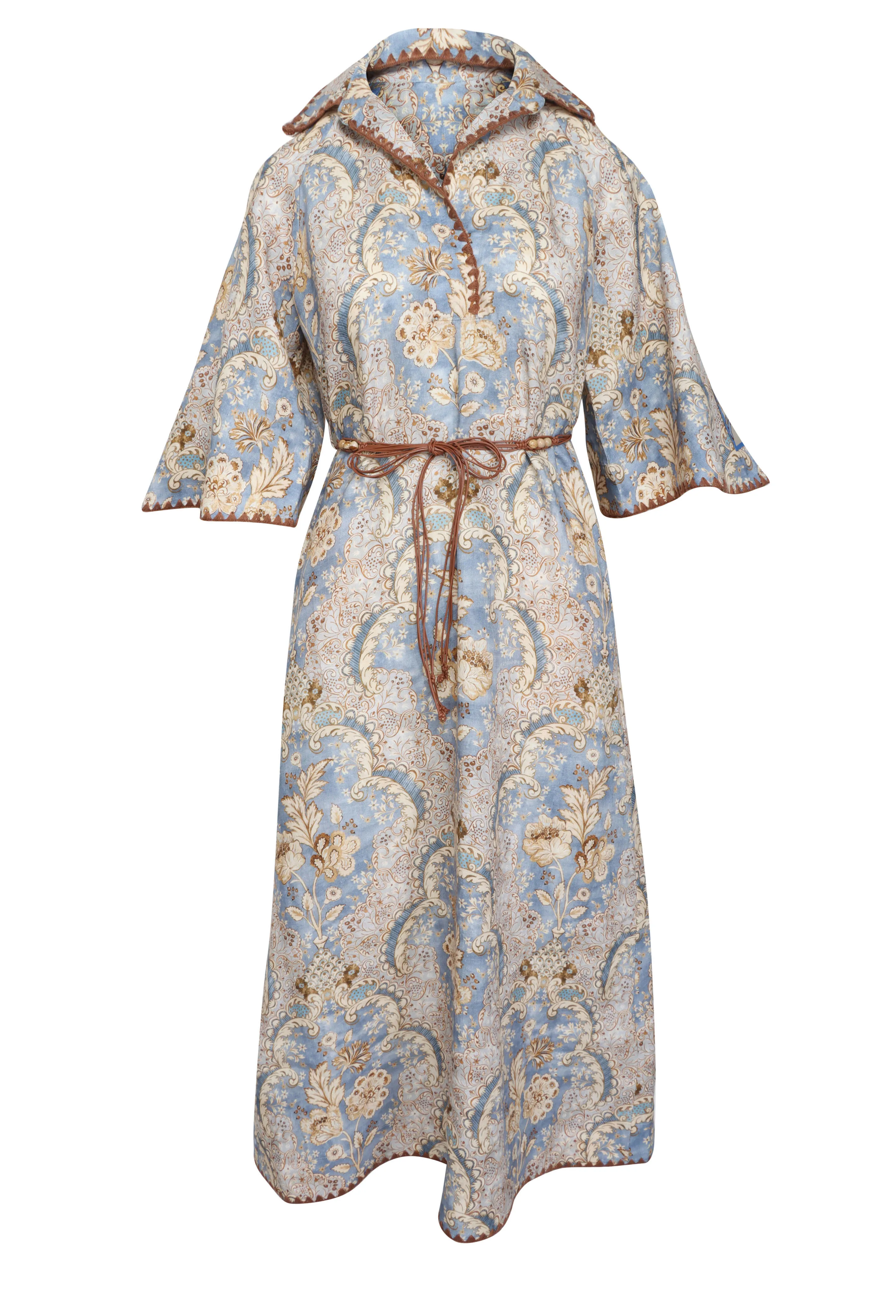 Zimmermann Daylight Printed Tunic Midi Dress