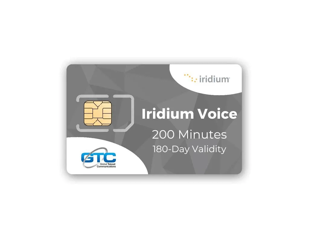 Iridium 200 Minute Voice Bundles