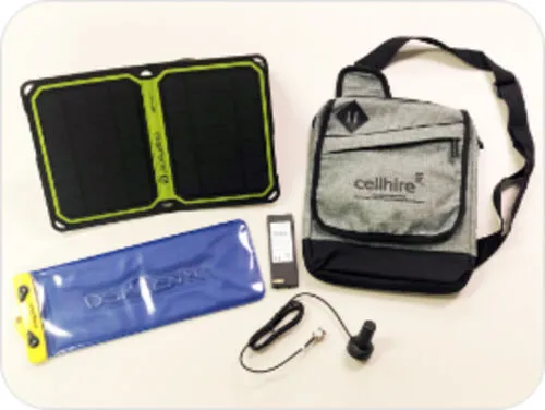 Iridium Adventure Pack - Solar Charge, Spare Battery , Waterproof Case, External Antenna