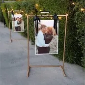 Banner Stand with Banner Black