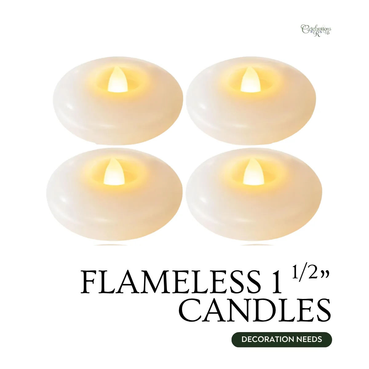 Flamesless 1 1/2" Candles