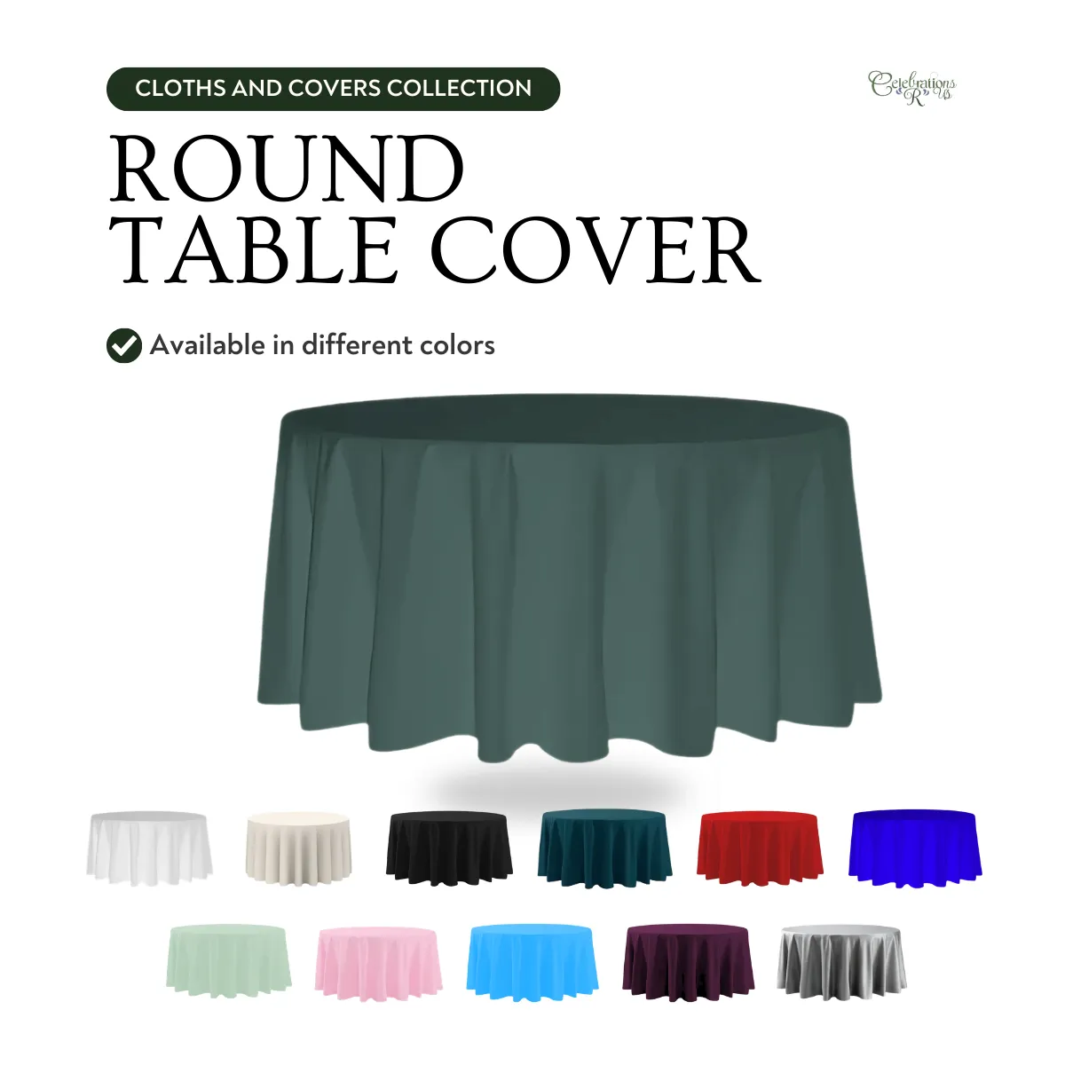 Spandex Round Table Cover 60"