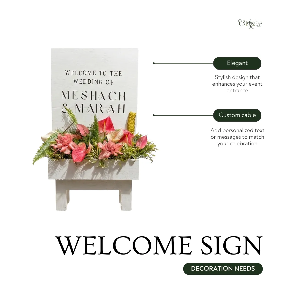 Customizable Welcome Sign