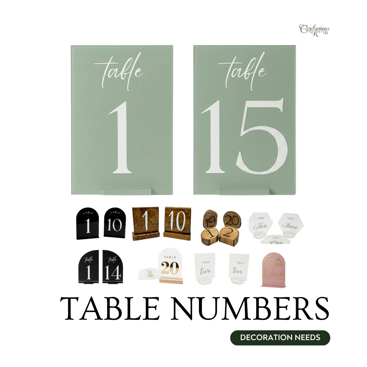 Table Numbers