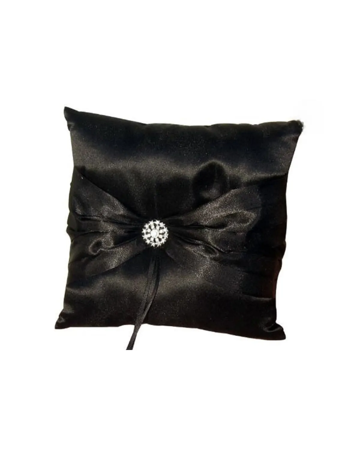 Black Ring Bearer Pillow