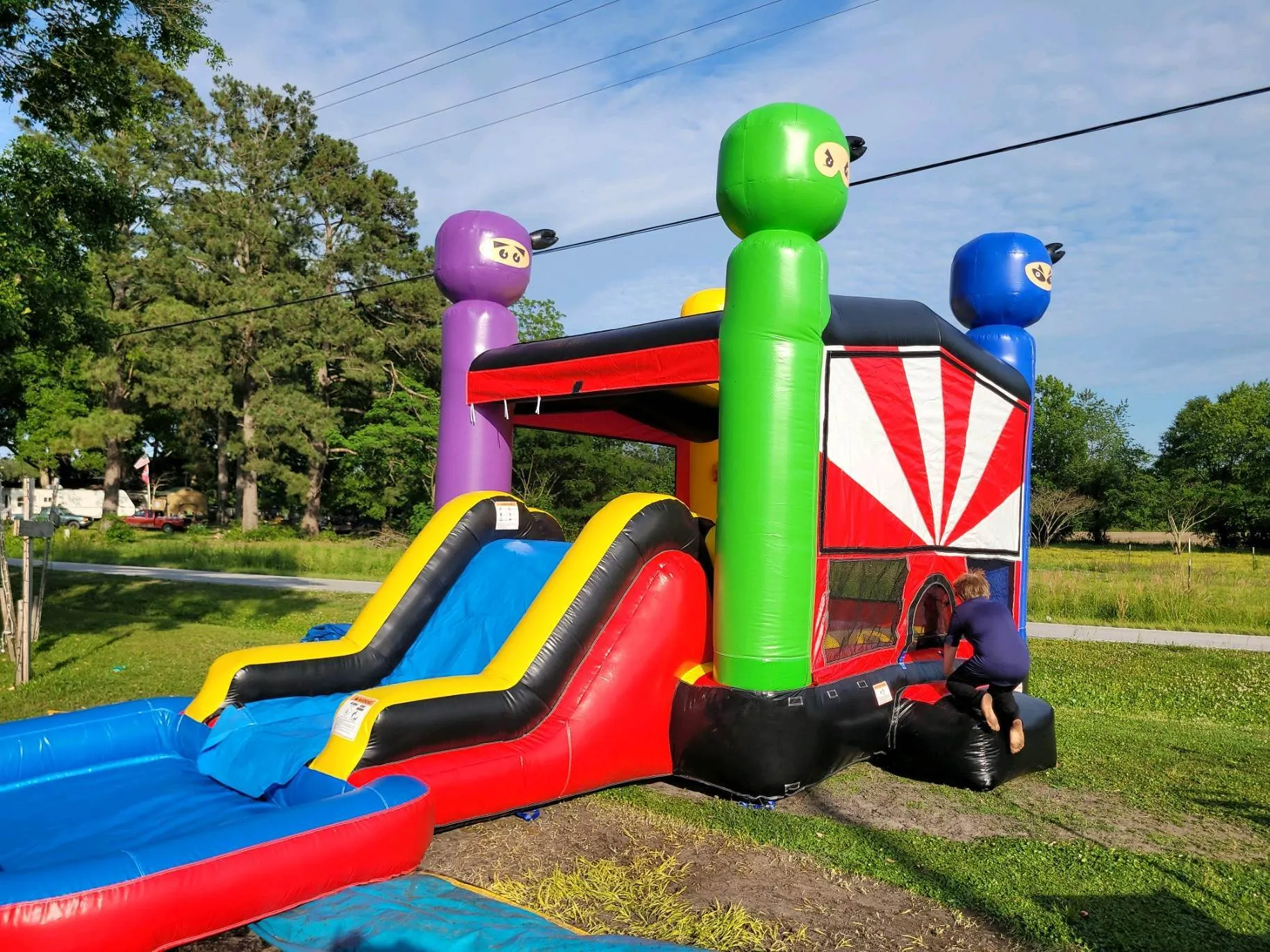 Over the Hedge Ninja Bounce