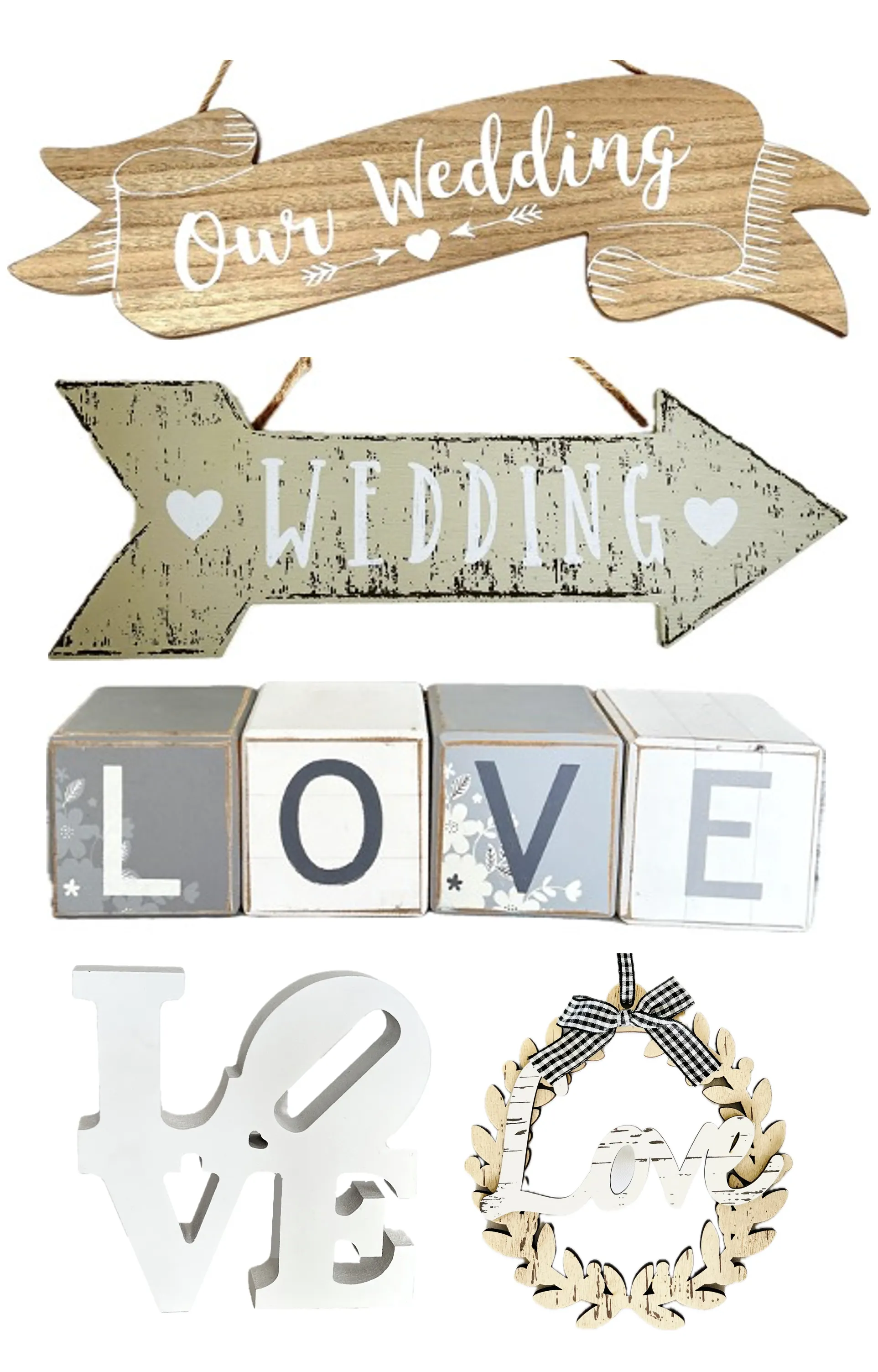 Wedding - Signs, Bunting & Table#'s