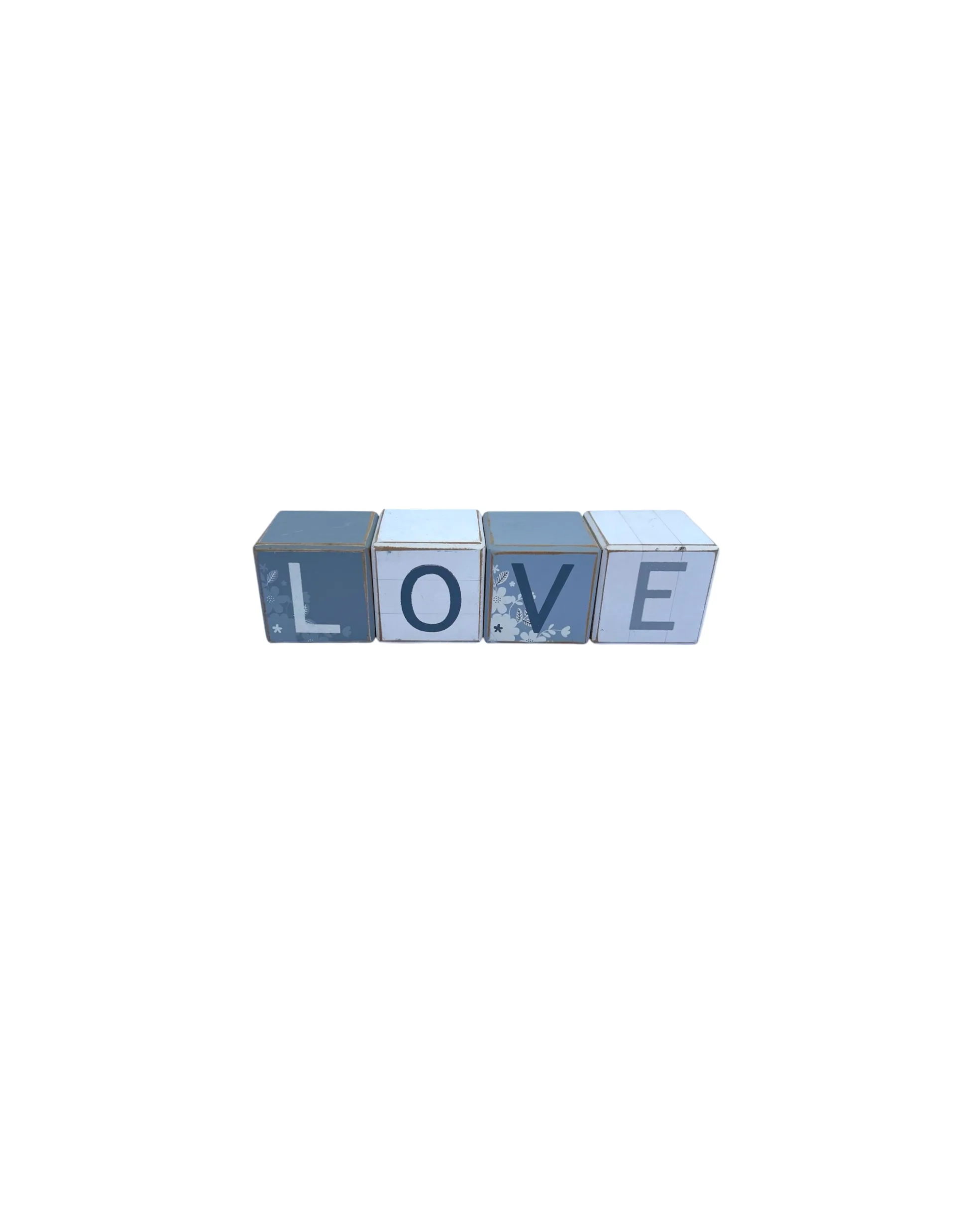 LOVE Block Cubes Decoration Ornament