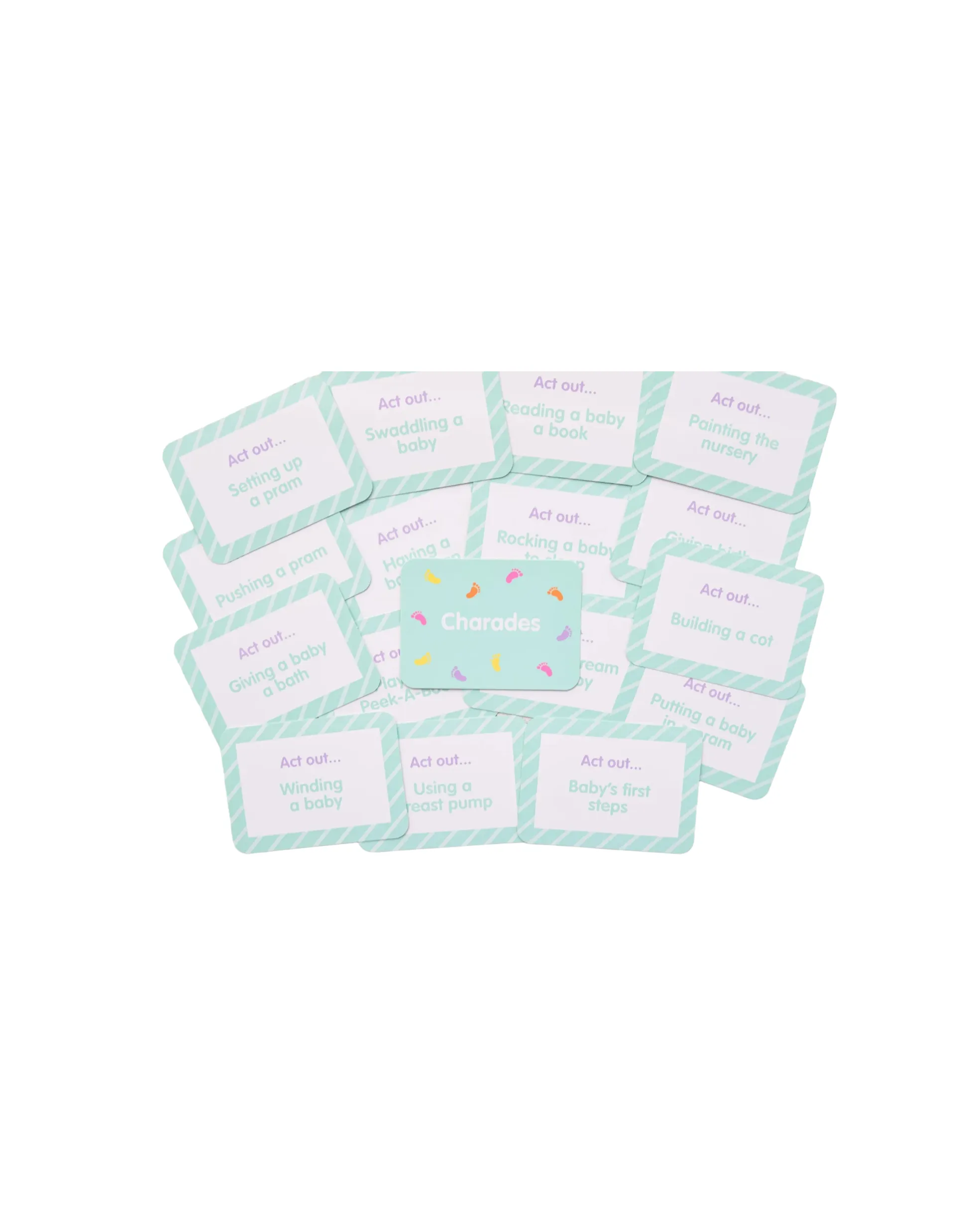 Baby Shower Charades (x24 Cards)